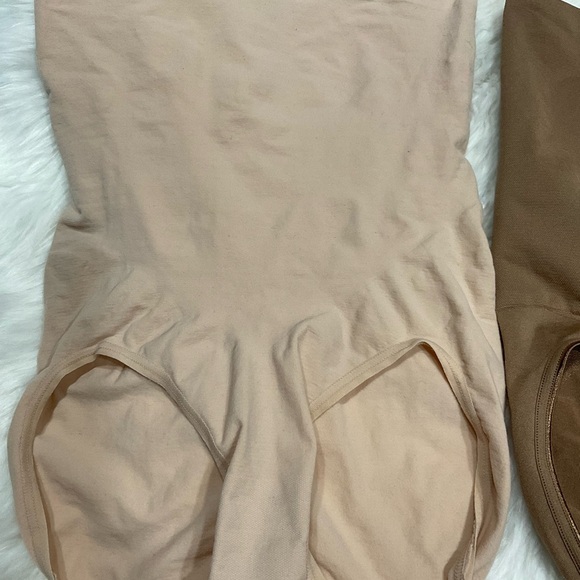 Set of 2 SPANX High-Waisted Shapewear in Nude and Brown - Picture 3 of 6